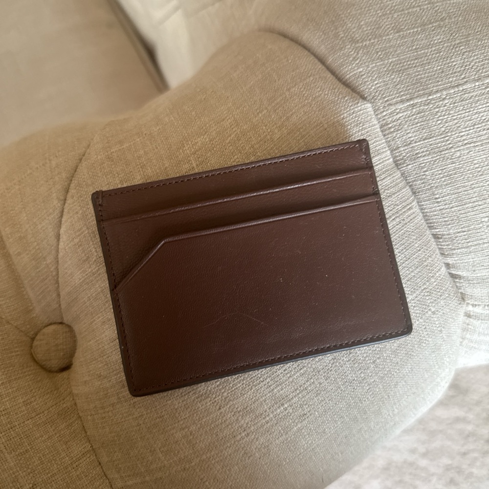 Nordstrom Dark Brown Leather Card Holder
